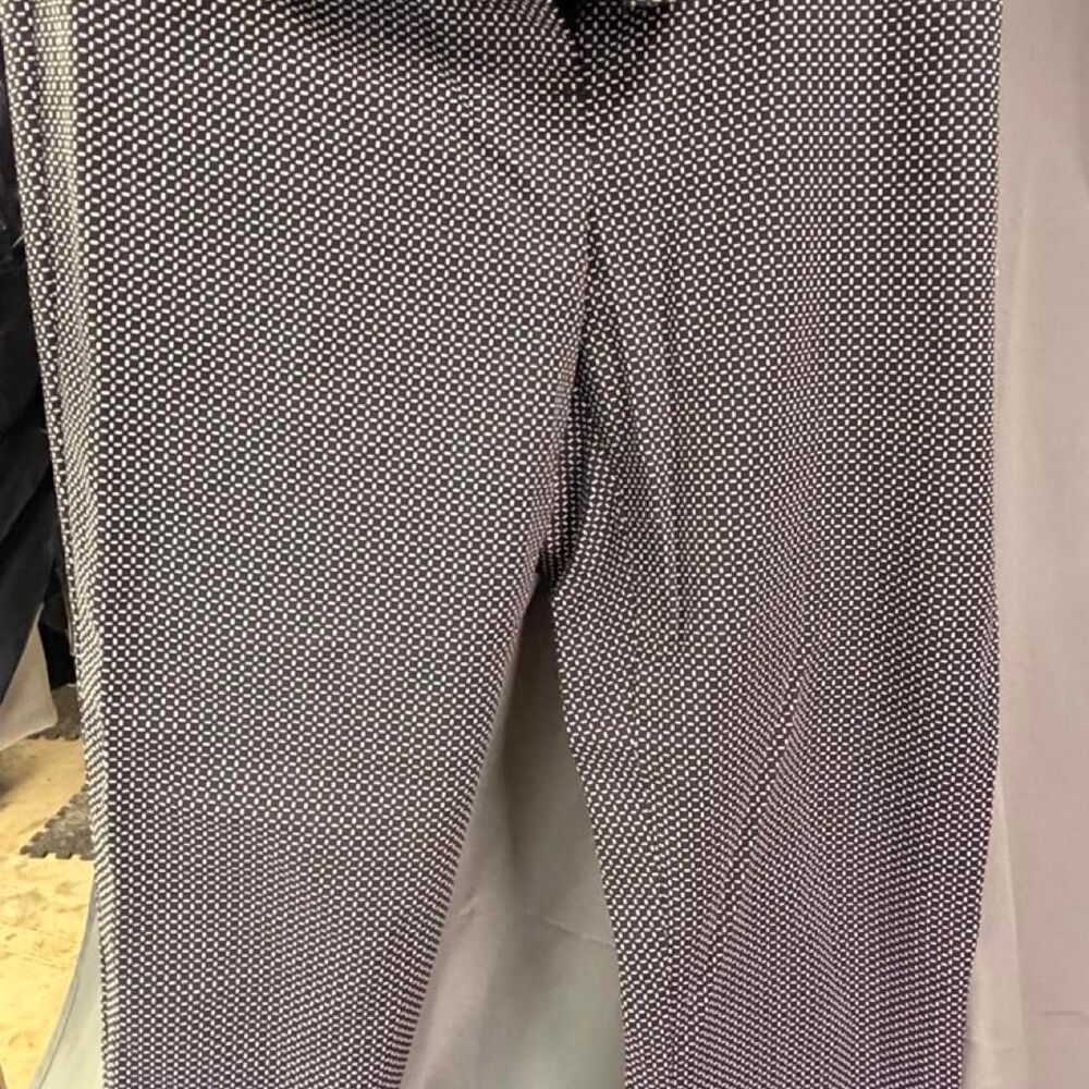 Liz-claiborne Women's Grey and Purple Trousers